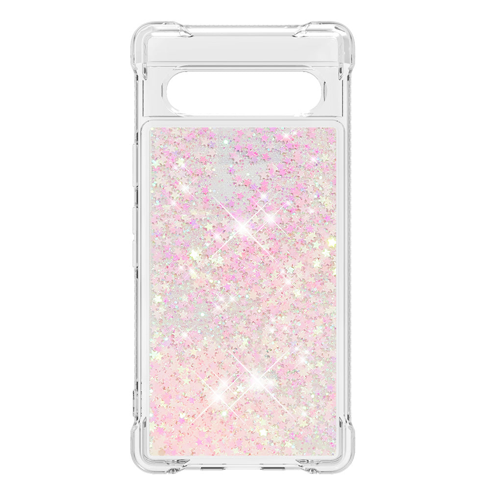 YB Quicksand Series-1 for Google Pixel 7a Quicksand Flowing Glitter Soft TPU Case Anti-scratch Cell Phone Cover YB Quicksand Series-1 for Google Pixel 7a Quicksand Flowing Glitter Soft TPU Case Anti-scratch Cell Phone Cover